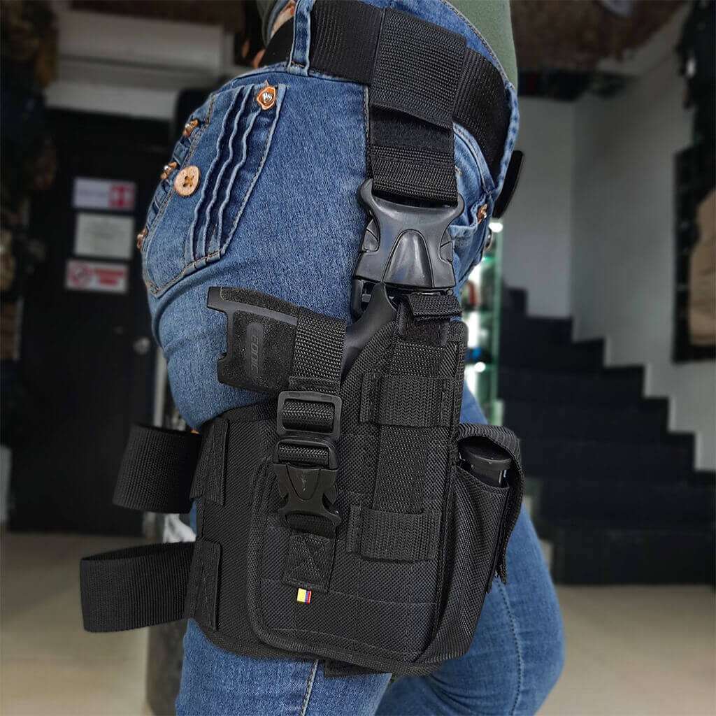 piernera porta pistola sencilla negro 221509d6 b0b6 4652 a75e 35bf1088fa2f